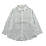 Baby A. Camicia Manica Lunga Tinta Unita per Neonato CMBB BIANCO BABY A. 