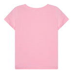 Guess T-Shirt Girocollo Tinta Unita con Stampa per Neonata K5GI14K6YW4N ROSA GUESS 