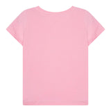 Guess T-Shirt Girocollo Tinta Unita con Stampa per Neonata K5GI14K6YW4N ROSA GUESS 