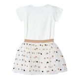 Mayoral Completo 2 Pezzi T-Shit-Gonna Bicolore Bianco per Bambina 3946X BIANCO MAYORAL 