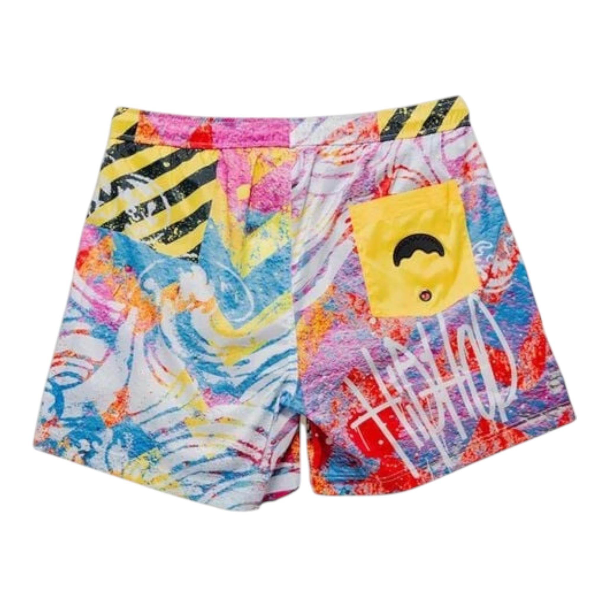 Sprayground Costume Tinta Unita Modello Bermuda con Stampa per Bambino SPY1081 MULTICOLOR SPRAYGROUND 