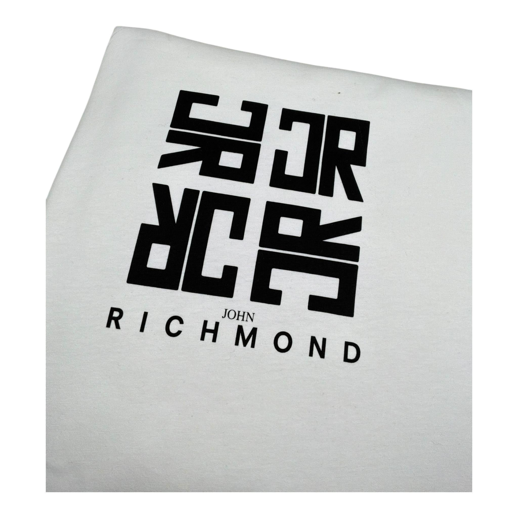 John Richmond Coperta Tinta Unita con Stampa per Neonato RLP26003CE BIANCO JOHN RICHMOND 