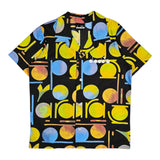 Diadora Camicia Mezza Manica Tinta Unita Con Fantasia Nero Per Bambino