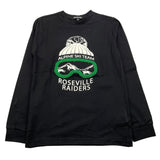 NEVER TOO shirt girocollo tinta unita con stampa Nero per Bambino NT2164BX NERO NEVER TOO 