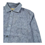 Trussardi Camicia Manica Lunga Tinta Unita per Bambino TBP26065CA BLU TRUSSARDI 