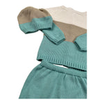 Juliana Completo 3 Pezzi Maglia-Pantalone-Cappello per Neonato 25040 VERDE JULIANA 