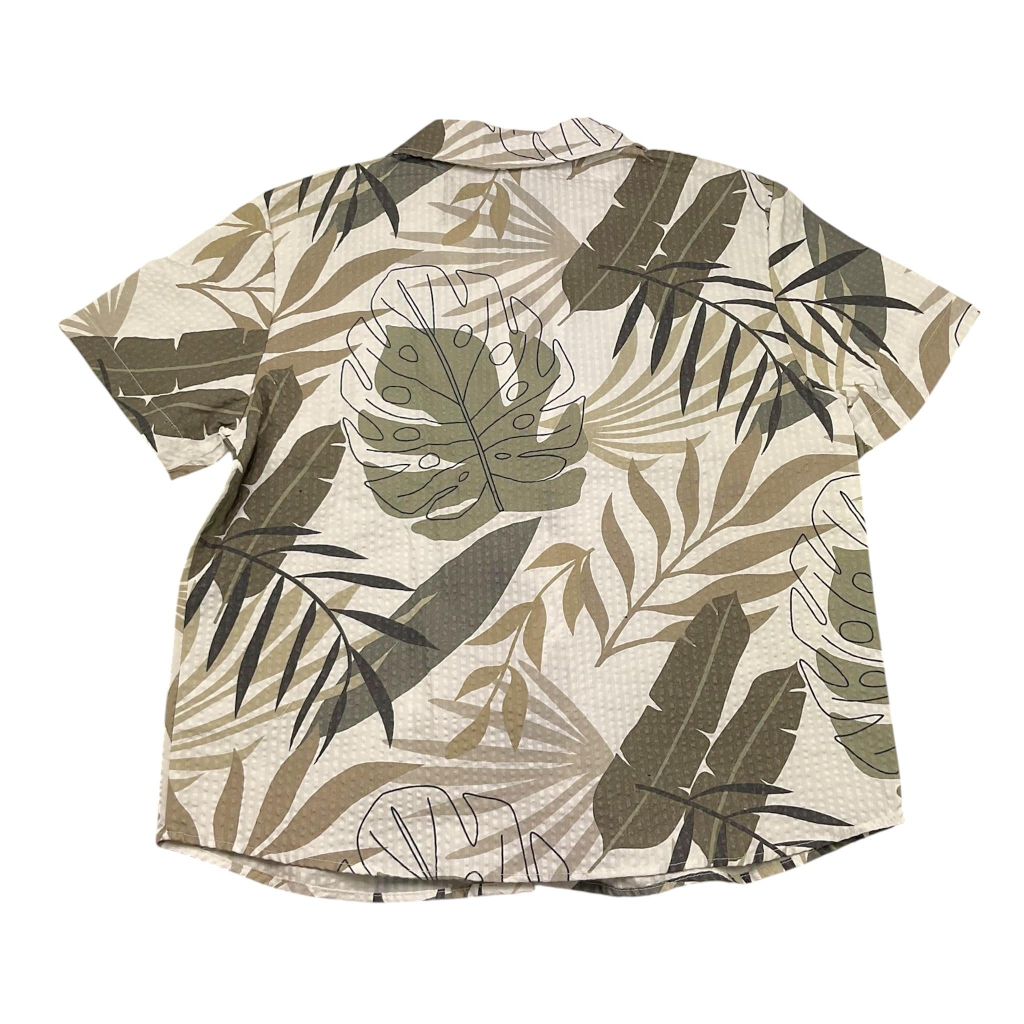 Lalalu' Camicia Tinta Unita Mezza Manica con Fantasia per Bambino CML350PB BIANCO LALALU' 