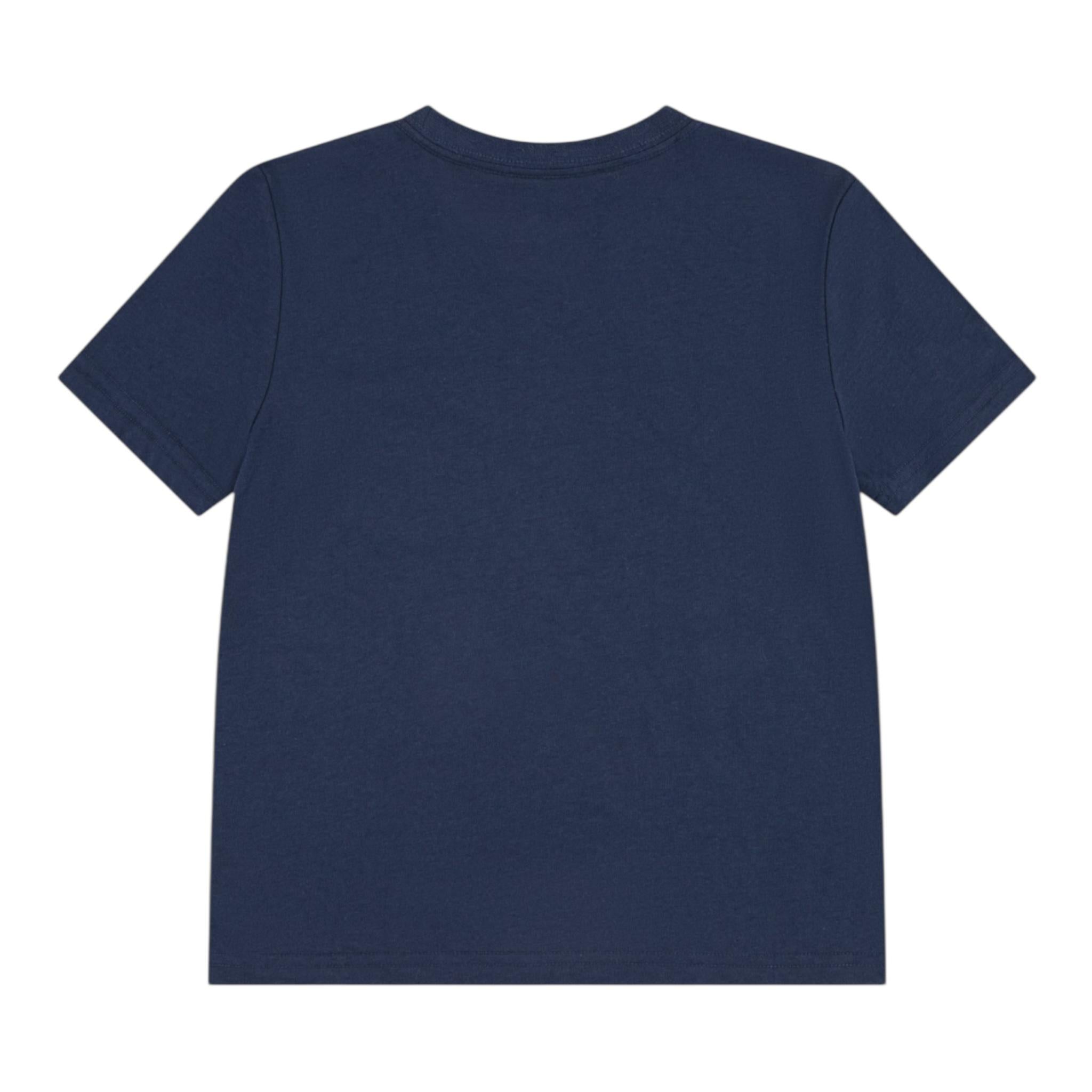 Levi'S T-Shirt Girocollo Tinta Unita con Stampa per Bambino 9EM359 BLU LEVI'S 