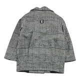 PATRIZIA PEPE cappotto bicolore doppiopetto con microfantasia Bianco/nero per Bambina 7O0029X BIANCO/NERO PATRIZIA PEPE 