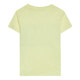 Guess T-Shirt Girocollo Tinta Unita con Stampa per Neonato N3GI02K8HM0 GIALLO GUESS 