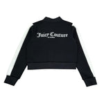 Juicy Couture Felpa con Zip Girocollo Tinta Unita per Bambina JBX6714 NERO JUICY COUTURE 