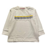 CESARE PACIOTTI shirt girocollo tinta unita cn stampa logo Bianco per Neonato TSP5306B BIANCO CESARE PACIOTTI 