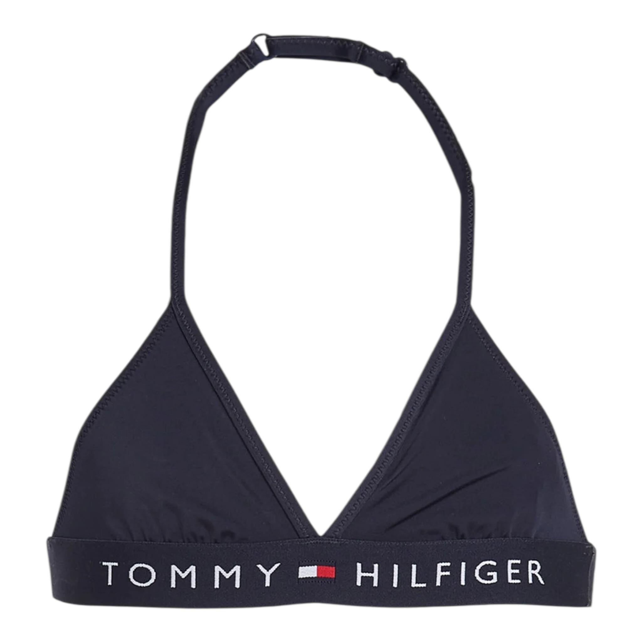 Tommy Hilfiger Completo 2 Pezzi Slip-Triangolo per Bambina UG0UG00799 BLU TOMMY HILFIGER 