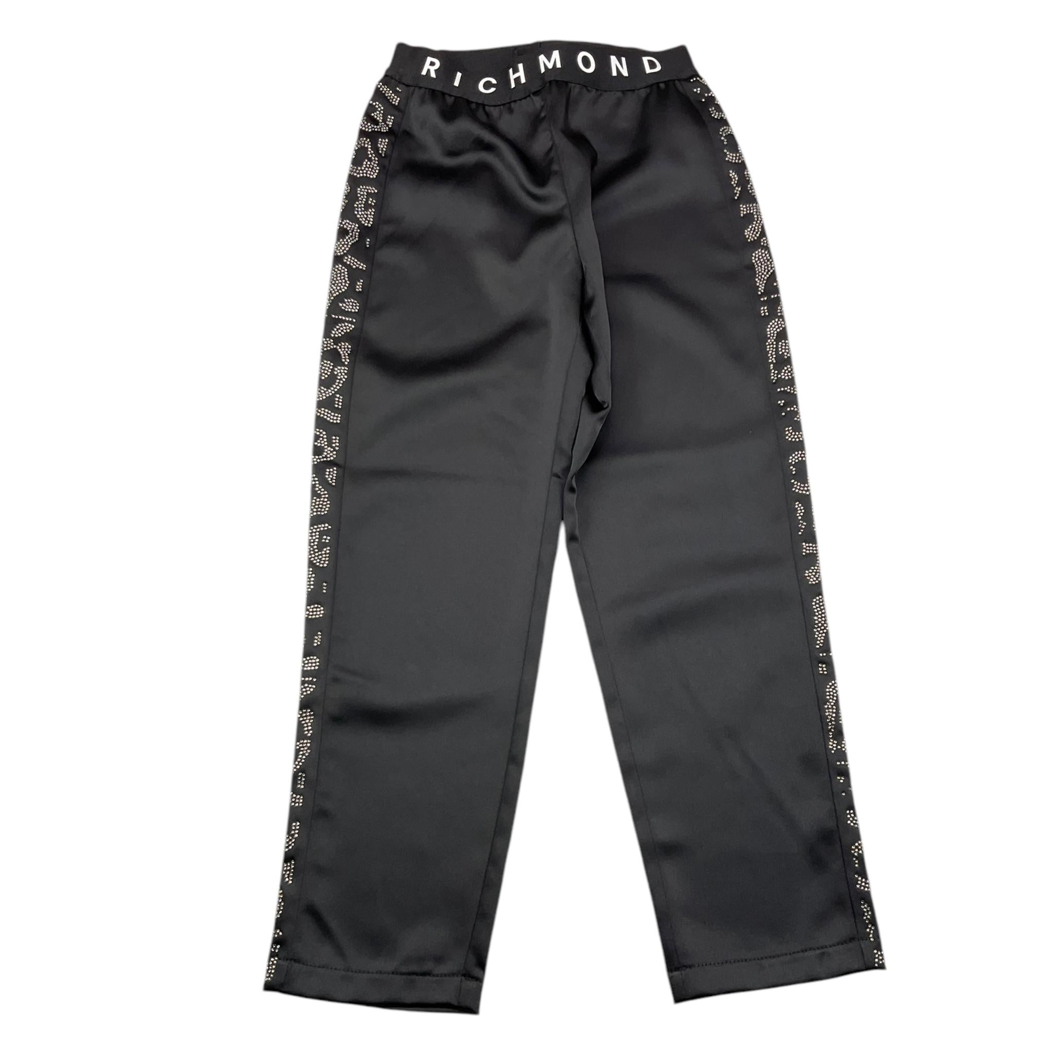 JOHN RICHMOND pantalone tinta unita con brillantini Nero per Bambina RGA25054PA NERO JOHN RICHMOND 