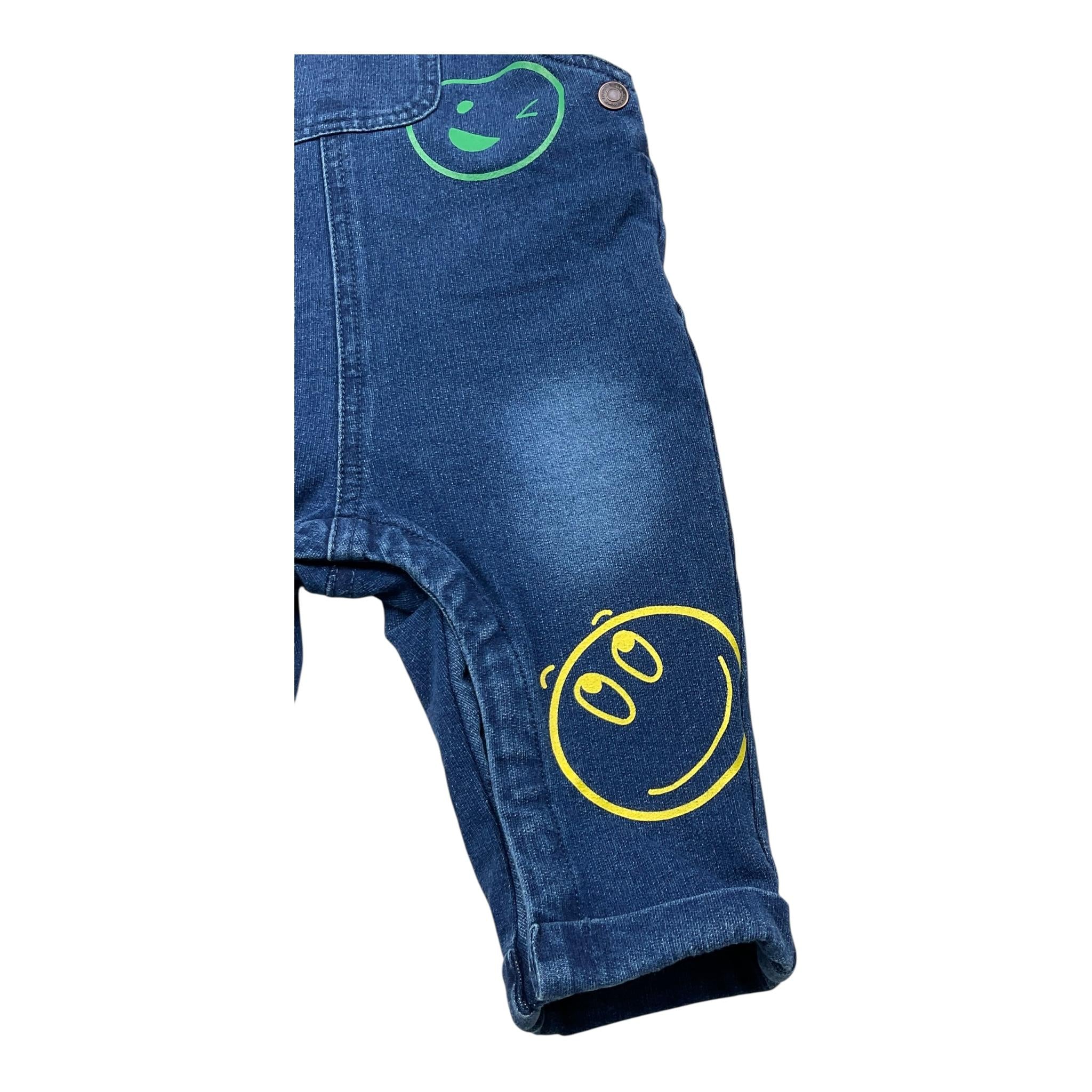 LOSAN salopette tinta unita in denim Blu per Bambino 51029962645011J BLU LOSAN 