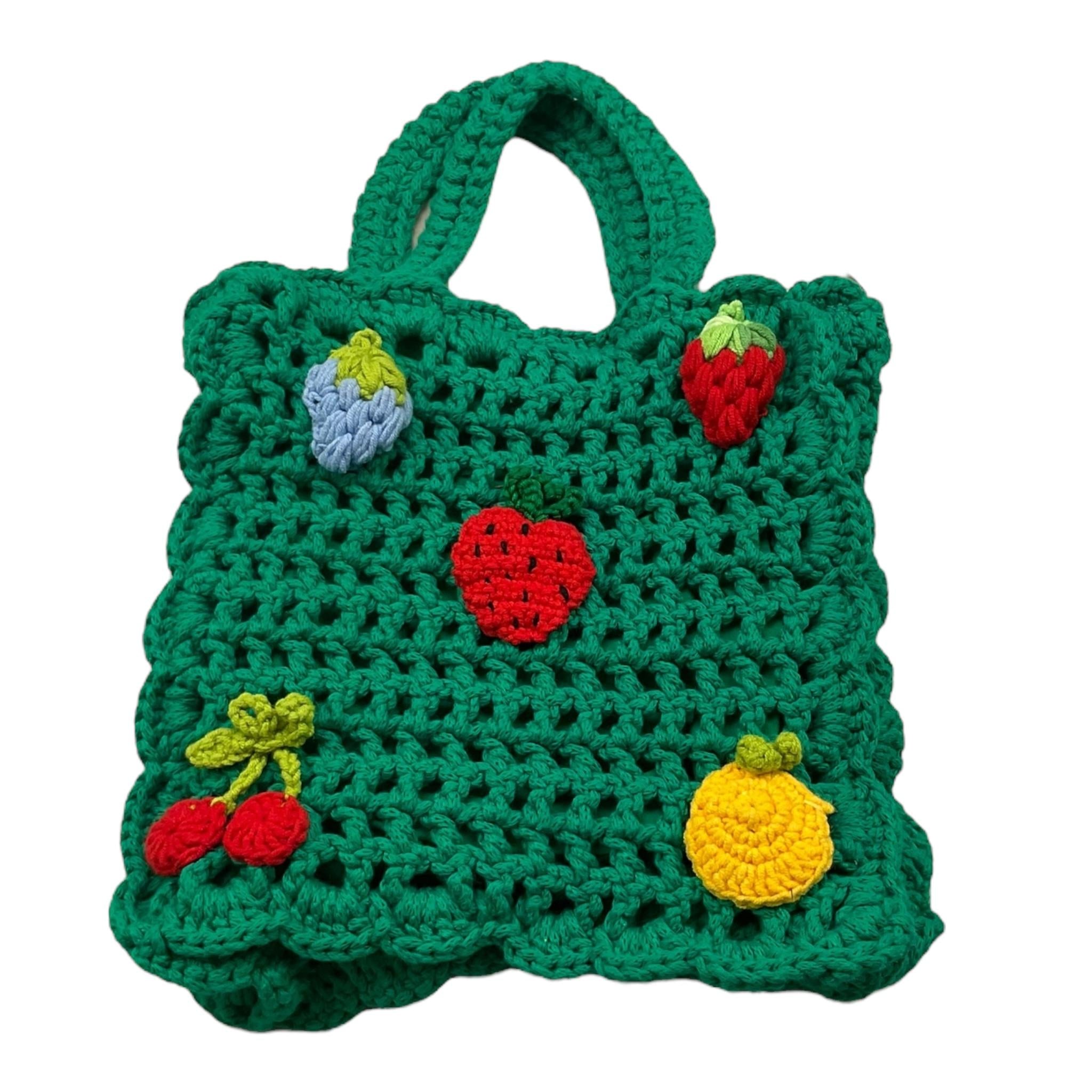 borsa tinta unita traforata TW0A28 VERDE STELLA McCARTNEY 