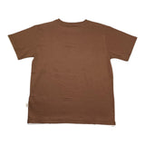 Paolo Pecora T-Shirt Girocollo Tinta Unita per Bambino PP3926 MARRONE PAOLO PECORA 