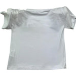 John Richmond T-Shirt Girocollo Tinta Unita con Logo per Bambina RGP26112TS BIANCO JOHN RICHMOND 