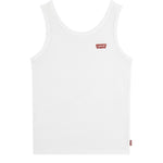 Levi'S Canotta Tinta Unita con Logo per Bambina 4EK116 BIANCO LEVI'S 