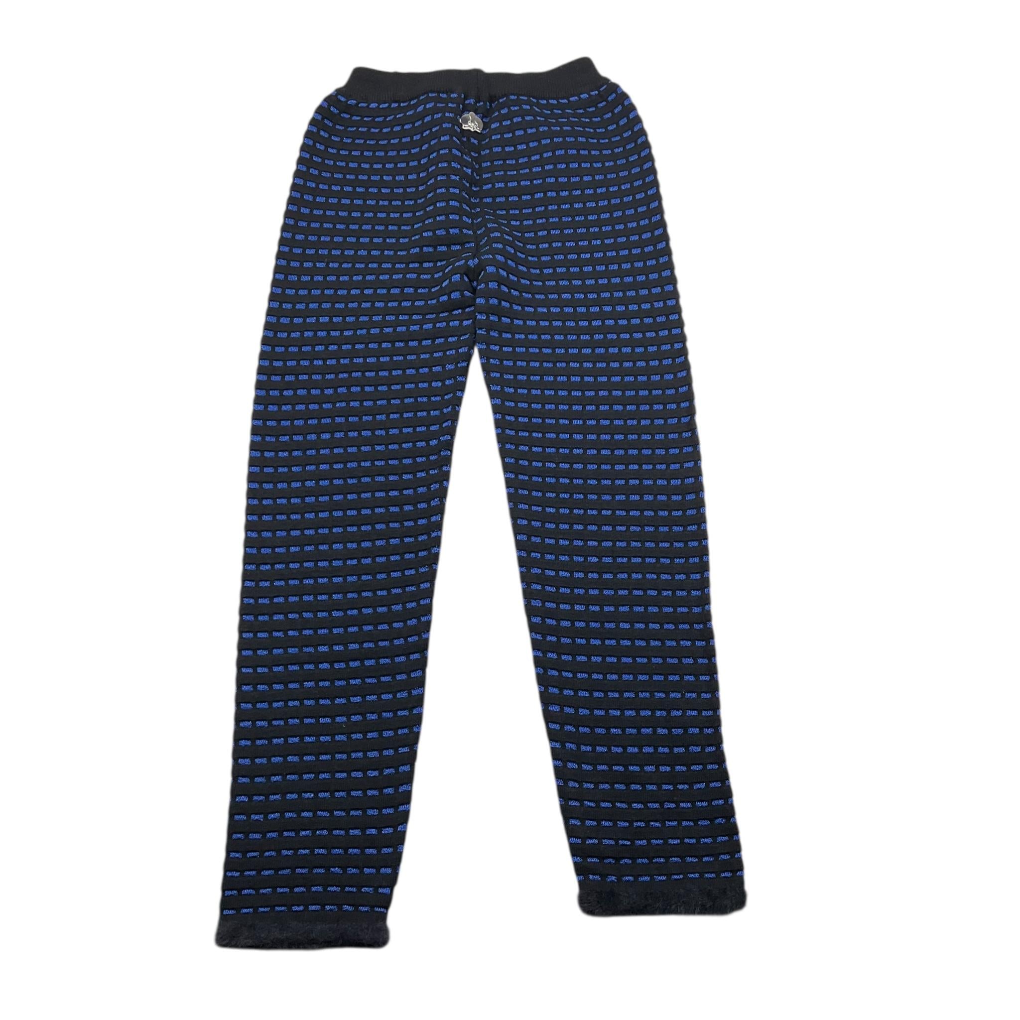 GENNY PRINCESS pantalone tinta unita bicolore Nero per Bambina YFPA002 NERO GENNY PRINCESS 