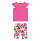 Guess Completo 2 Pezzi Leggins-T-Shirt  per Neonata K5GG02K6YW4N FUXIA GUESS 