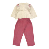 MAYORAL completo 2pz maglia-pantalone bicolore Beige/rosa per Neonata 2519X BEIGE/ROSA MAYORAL 
