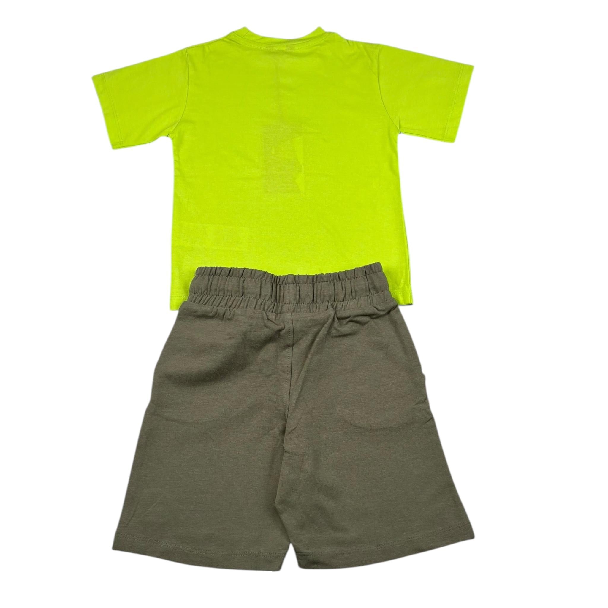 Refrigiwear Completo 2 Pezzi T-Shirt-Bermuda per Bambino R1100W25 VERDE REFRIGIWEAR 