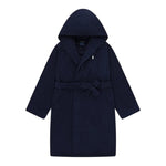 Ralph Lauren Accappatoio Tinta Unita con Stampa per Bambino 9P0188 BLU RALPH LAUREN 