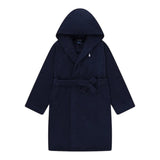 Ralph Lauren Accappatoio Tinta Unita con Stampa per Bambino 9P0188 BLU RALPH LAUREN 