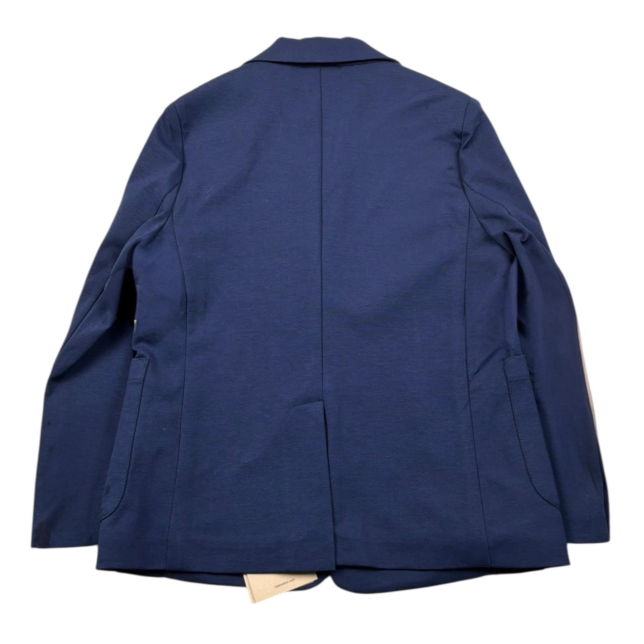 Manuel Ritz Giacca Tinta Unita con Logo per Bambino MR2927 BLU MANUEL RITZ 