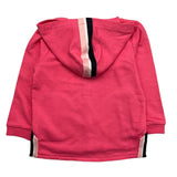 Name.It Felpa Con Zip E Cappuccio Tinta Unita Rosa Per Neonata