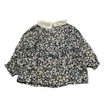 LOSAN camicia manica lunga tinta unita fantasia floreale Blu per Neonata 51030967006011 BLU LOSAN 