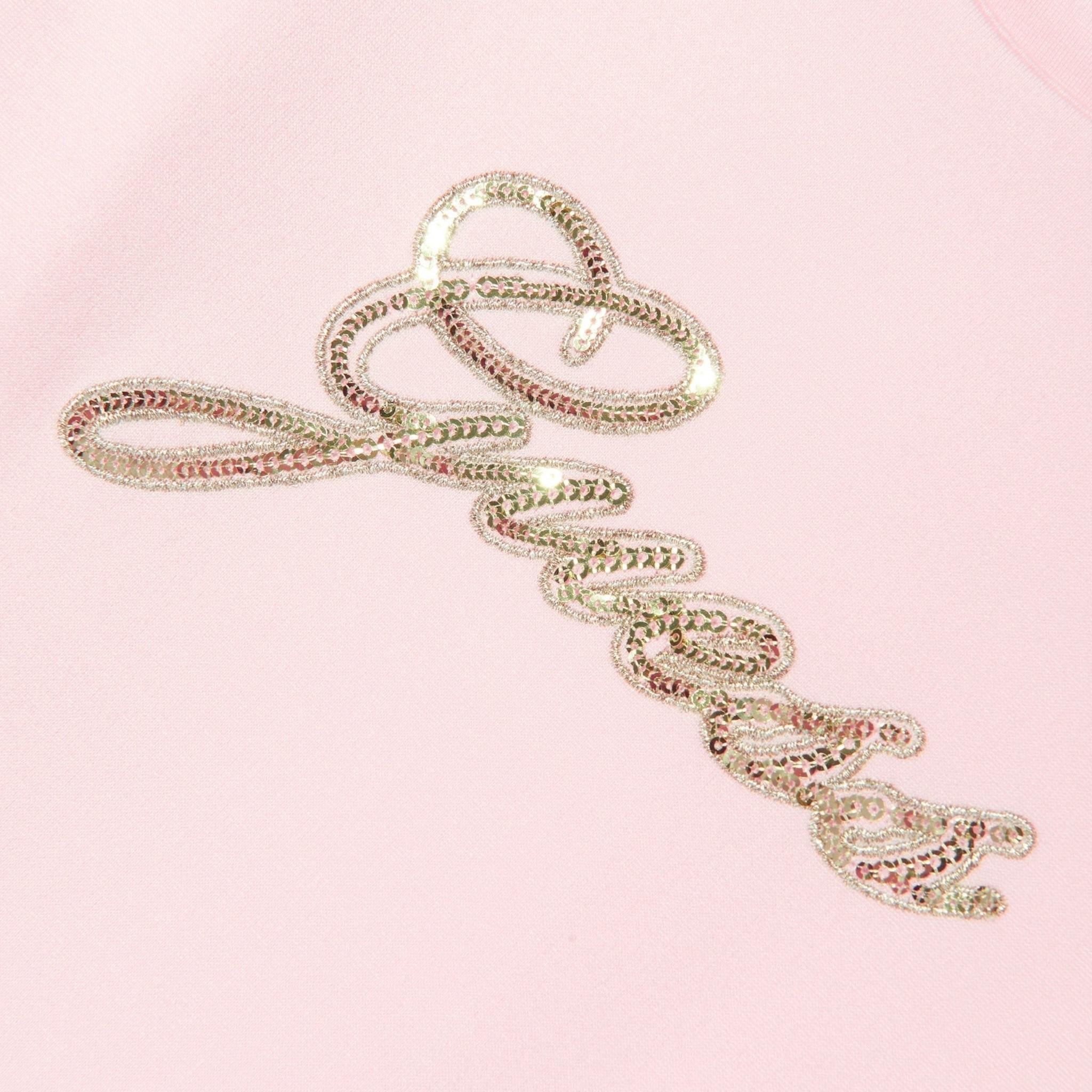 GUESS set abito tinta unita con pailettes-coulotte Rosa per Neonata A4BK01KAUH0 ROSA GUESS 