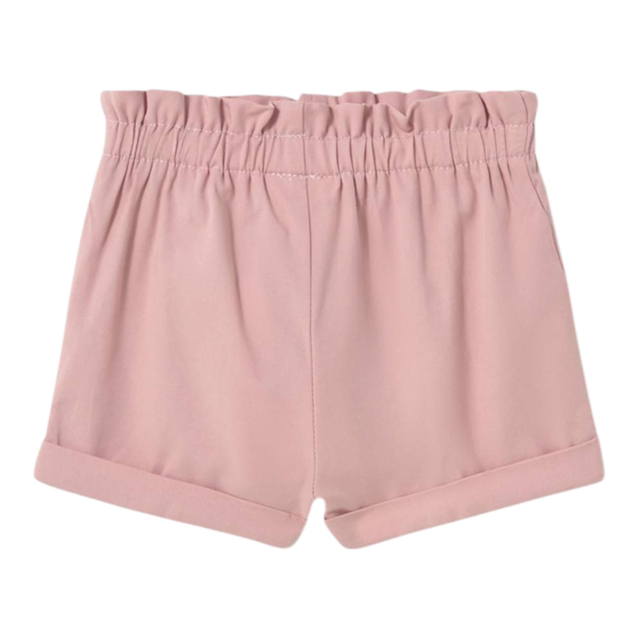 Mayoral Short tinta unita con Elastico Invita Rosa per Neonata 1258XX ROSA MAYORAL 