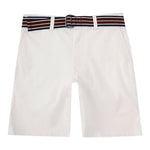 Ralph Lauren Bermuda Tinta Unita con Cintura per Bambino 322863960013 BIANCO RALPH LAUREN 