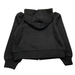 LIU JO felpa con zip e cappuccio tinta unita con brillantini Nero per Bambina KF4109 NERO LIU JO 