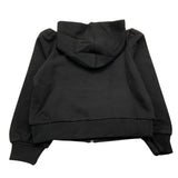 LIU JO felpa con zip e cappuccio tinta unita con brillantini Nero per Bambina KF4109 NERO LIU JO 