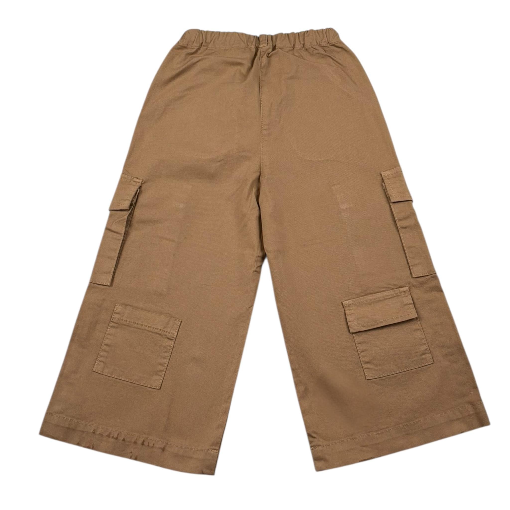 Zhoe & Tobiah Pantalone Tinta Unita con Elastico In Vita per Neonata J&P4FN BEIGE ZHOE & TOBIAH 