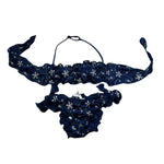 Saint Barth Costume 2 Pezzi Fascia-Slip per Bambina 00056L BLU SAINT BARTH 