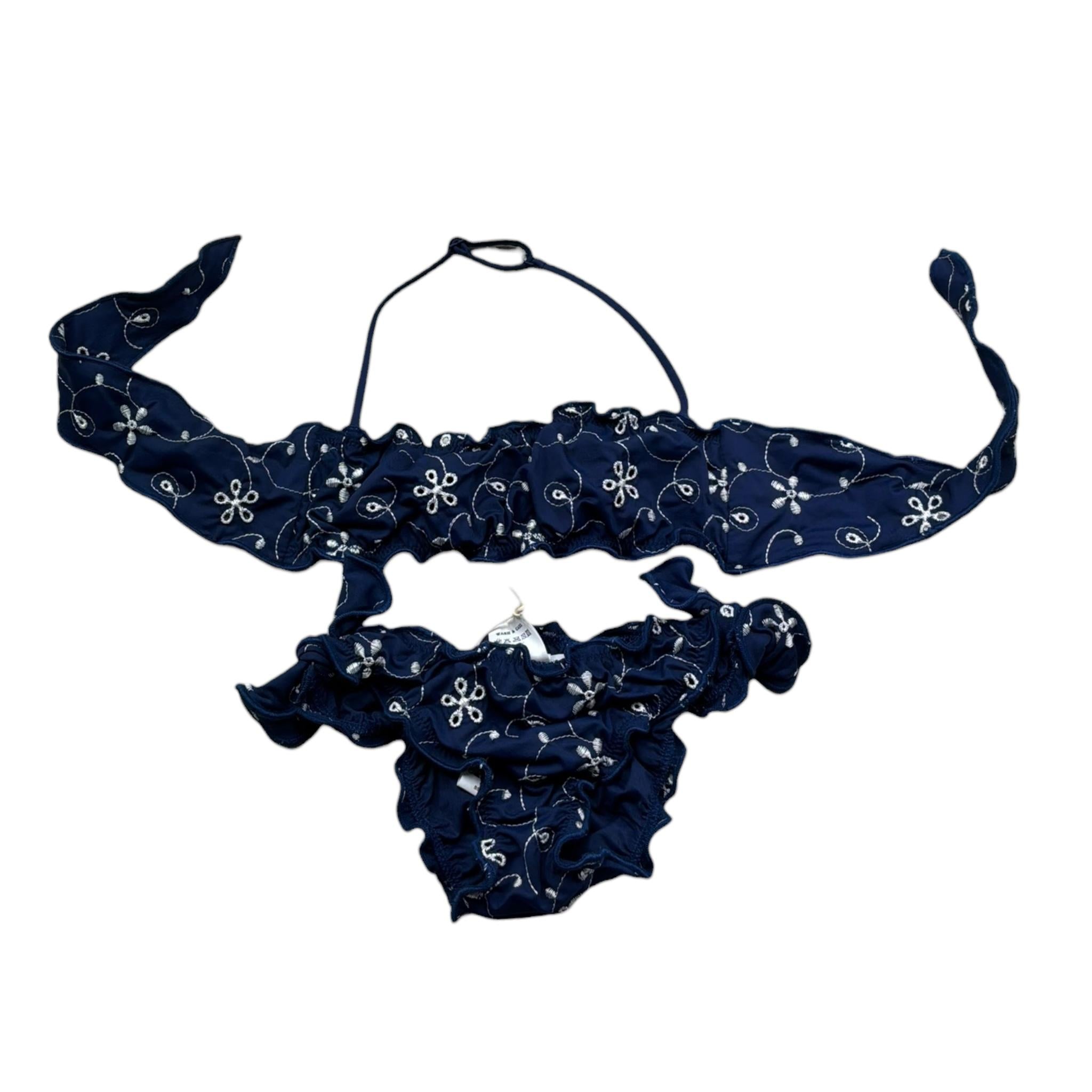 Saint Barth Costume 2 Pezzi Fascia-Slip per Bambina 00056L BLU SAINT BARTH 