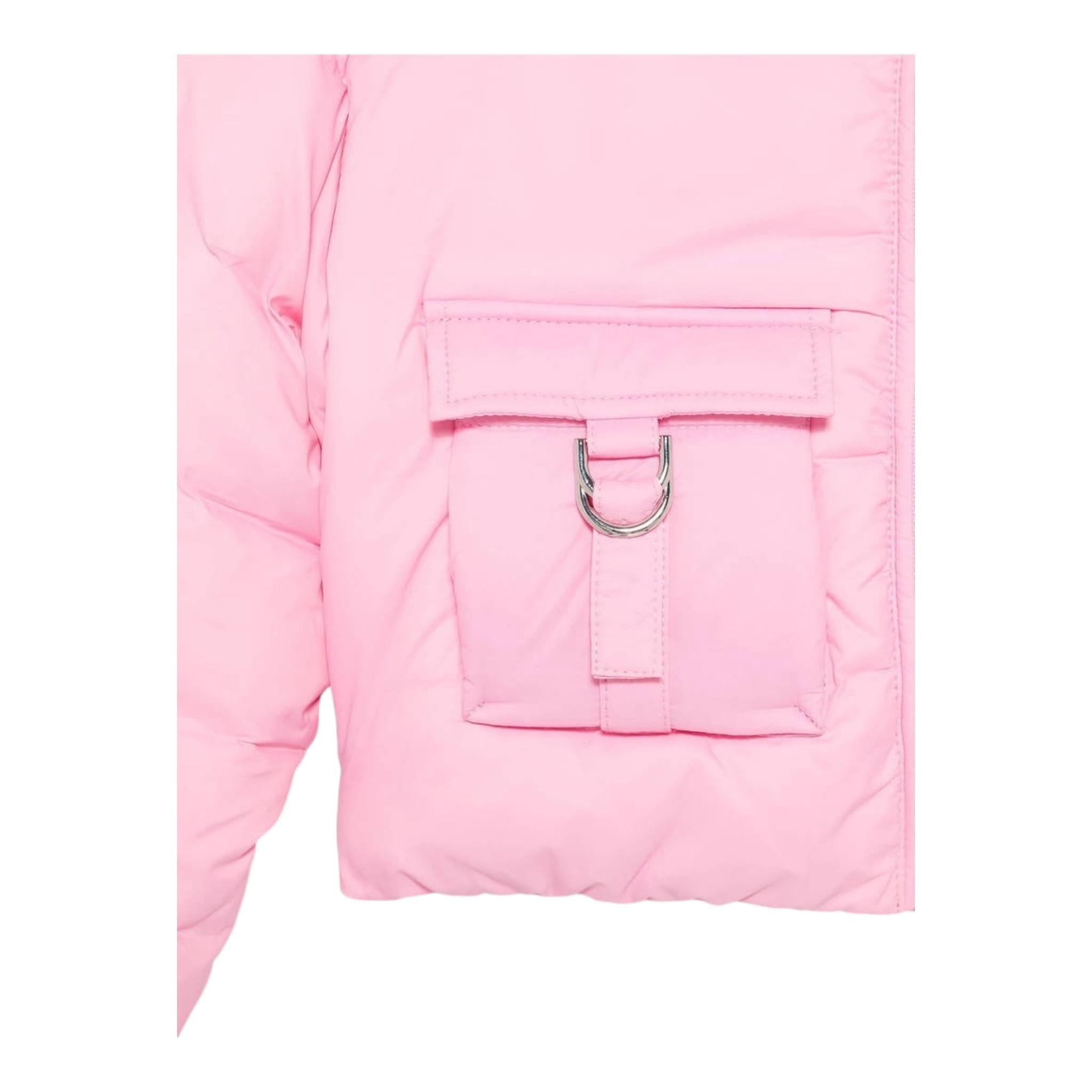 MISS BLUMARINE giubbino modello crop tinta unita Rosa per Bambina IF4045 ROSA MISS BLUMARINE 