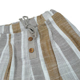 Babyvip Pantalone Tinta Unita con Elastico In Vita E Fantasia A Righe per Neonato T1297 BEIGE BABYVIP 