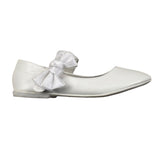 Les Gamins Ballerina Tinta Unita con Fiocco per Bambina 9073 BIANCO LES GAMINS 