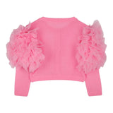 Billieblush Coprispalle Tinta Unita con Tulle per Bambina U20995 FUXIA BillIEBLUSH 