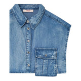 Liu Jo Camicia Giromanica In Denim  per Bambina GA5103X BLU LIU JO 