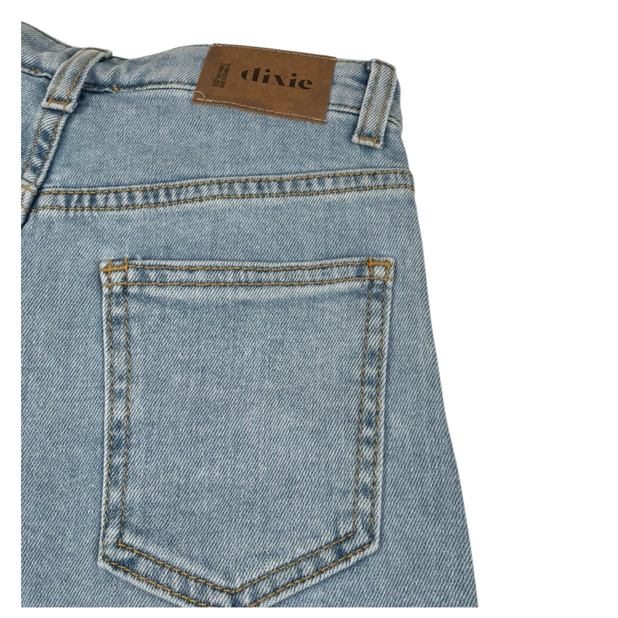 Dixie Jeans Tinta Unita Modello Palazzo per Bambina PH17010G74 AZZURRO DIXIE 