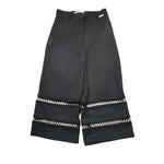 Alice Pi Pantalone Tinta Unita Modello A Palazzo per Bambina 2423 NERO ALICE PI 