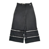 Alice Pi Pantalone Tinta Unita Modello A Palazzo per Bambina 2423 NERO ALICE PI 