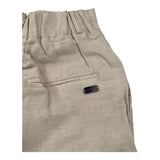 Stay Street Bermuda Tinta Unita con Elastico In Vita per Bambino 8084 BEIGE STAY STREET 