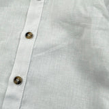 M+E' Camicia Manica Lunga Tinta Unita Collo Coreano per Neonato UEM0507XN PANNA M+E' 